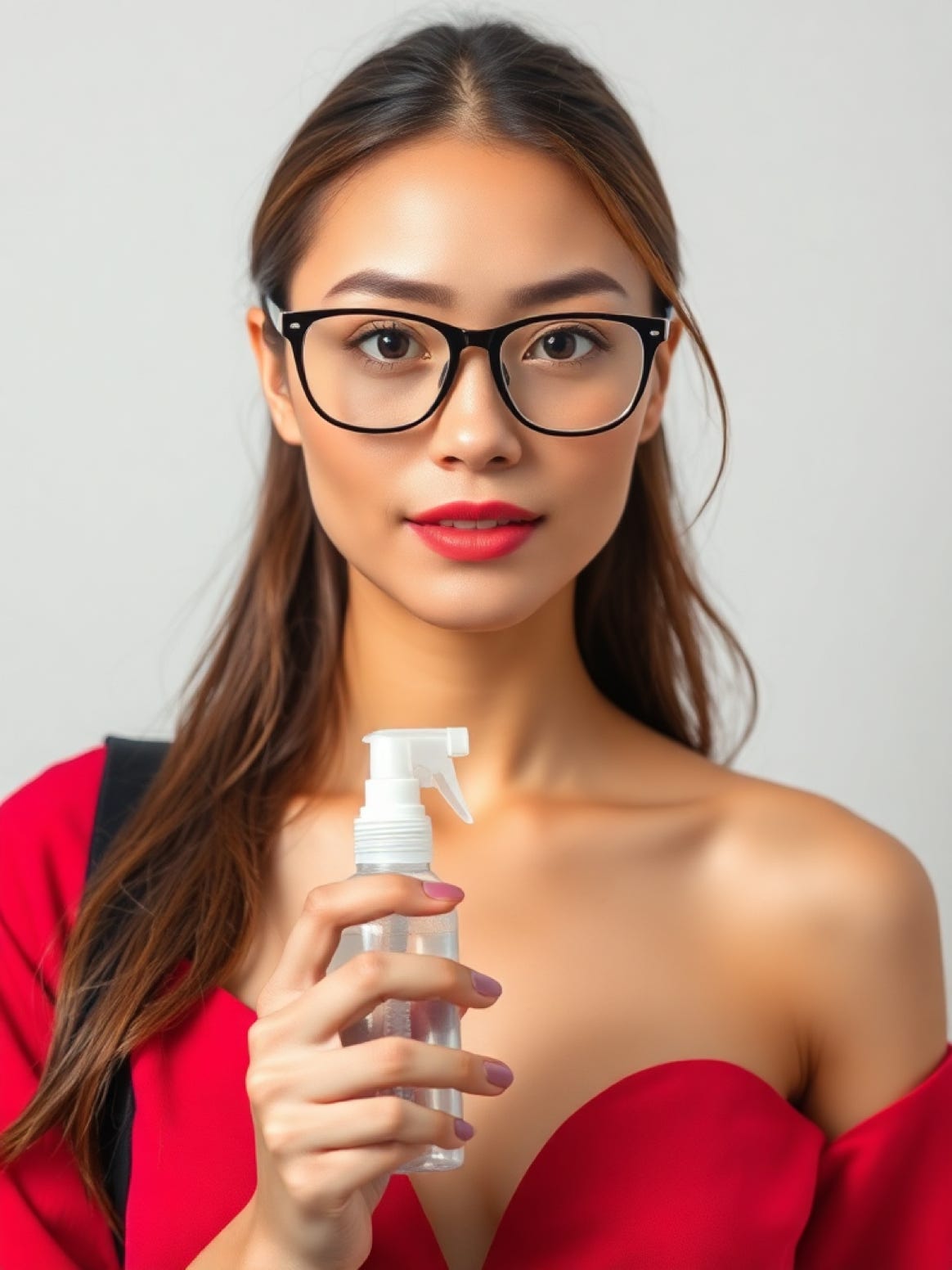Lens cleaner in model hand